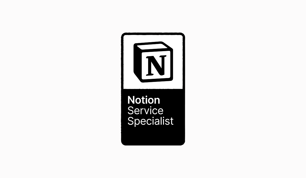 Notion Certified Solution Partner badge
